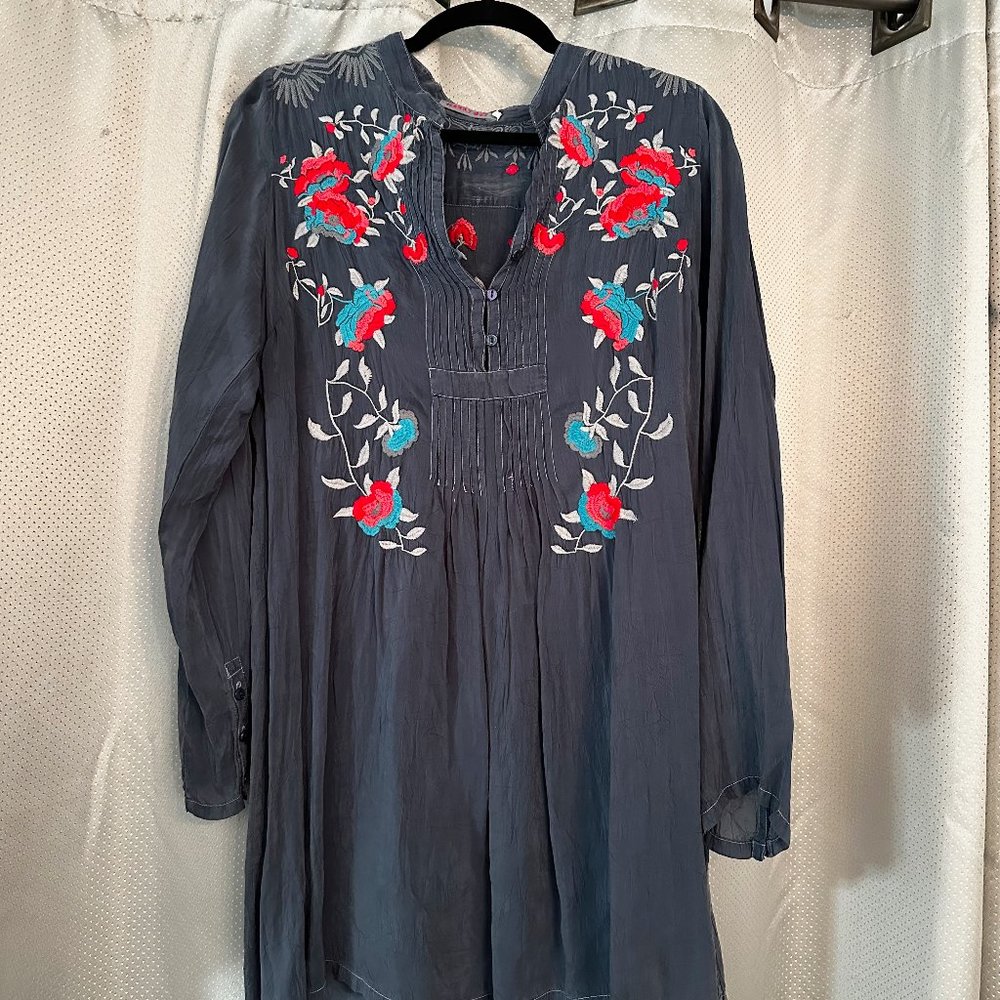 Johnny Was floral tunic